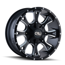 Charger l'image dans la galerie, 9103-2976M18 - Cali Off-Road Anarchy 20X9 8X165.1 / 8X170 ET 18mm Satin Black Milled - Cali Off-Road Wheels Canada