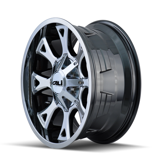 9103-22276C - Cali Off-Road Anarchy 22X12 8X165.1 -44mm Chrome - Cali Off-Road Wheels Canada