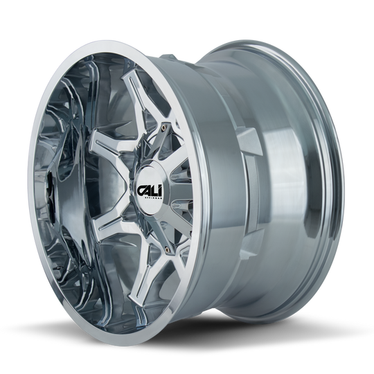9107-2278C - Cali Off-Road Obnoxious 20X12 8X180 /  ET -44mm Chrome - Cali Off-Road Wheels Canada