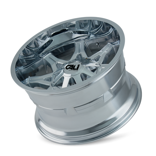 9107-2278C - Cali Off-Road Obnoxious 20X12 8X180 /  ET -44mm Chrome - Cali Off-Road Wheels Canada