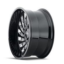 Load image into Gallery viewer, 9108-24278BM - Cali Off-Road Switchback 24X12 8X180 /  ET -51mm Gloss Black Milled - Cali Off-Road Wheels Canada