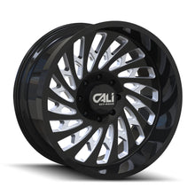 Load image into Gallery viewer, 9108-2183BM-30 - Cali Off-Road Switchback 20X10 6X139.7 -30mm Black And Milled - Cali Off-Road Wheels Canada