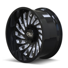 Charger l&#39;image dans la galerie, 9108-2183P-30 - Cali Off-Road Switchback 20X10 6X139.7 -30mm Polished With Milled Spokes - Cali Off-Road Wheels Canada