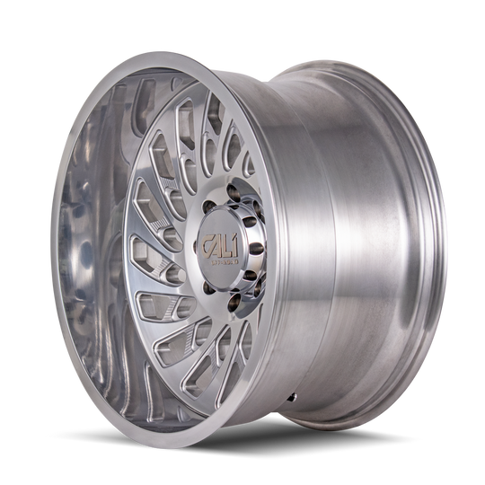 9108-24283P - Cali Off-Road Switchback 24X12 6X139.7 -51mm Polished With Milled Spokes - Cali Off-Road Wheels Canada