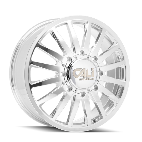 9110D-2870PMF115 - Cali Off-Road Summit Dually 20X8.25 8X170 /  ET 115mm Polished - Cali Off-Road Wheels Canada