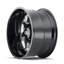 Load image into Gallery viewer, 9111-24236BM - Cali Off-Road Sevenfold 24X12 6X135 /  ET -51mm Gloss Black Milled - Cali Off-Road Wheels Canada