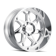 Charger l'image dans la galerie, 9111-2281P - Cali Off-Road Sevenfold 20X12 8X165.1 /  ET -51mm Polished - Cali Off-Road Wheels Canada
