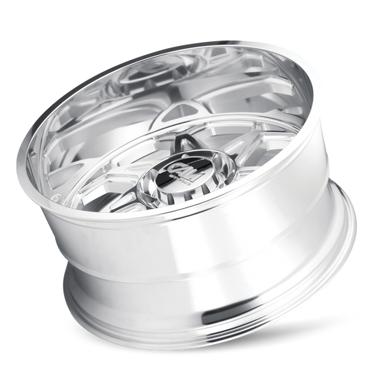 9111-2136P - Cali Off-Road Sevenfold 20X10 6X135 /  ET -25mm Polished - Cali Off-Road Wheels Canada