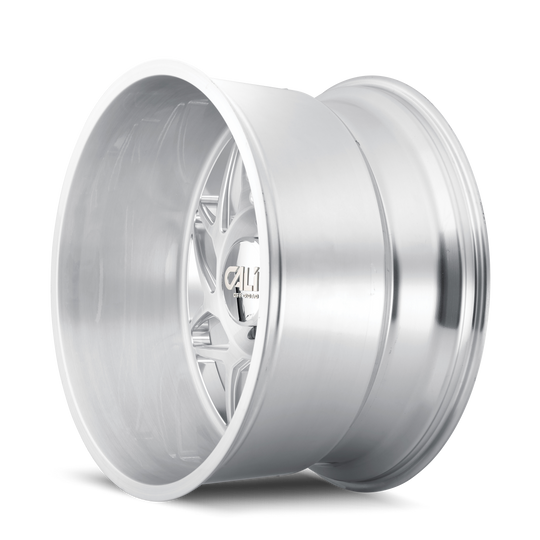 9112-24470BGC - Cali Off-Road Gemini 24X14 8X170 /  ET -76mm Brushed Milled - Cali Off-Road Wheels Canada