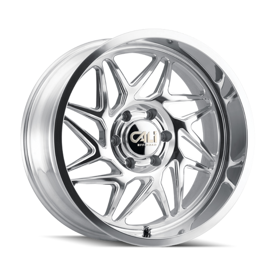 9112-24470P - Cali Off-Road Gemini 24X14 8X170 /  ET -76mm Polished - Cali Off-Road Wheels Canada