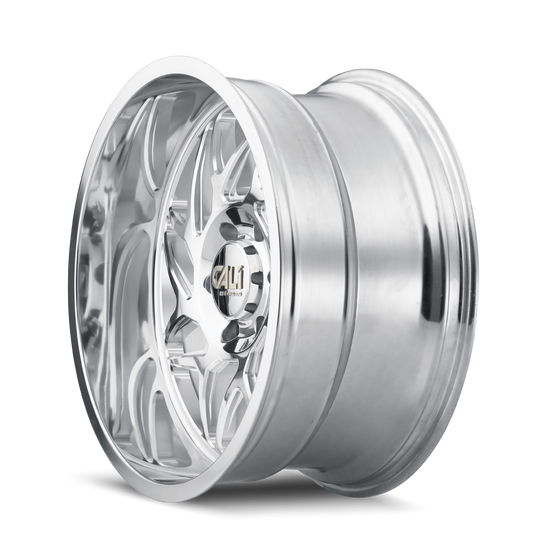 9112-2173P - Cali Off-Road Gemini 20X10 5X127 /  ET -25mm Polished - Cali Off-Road Wheels Canada