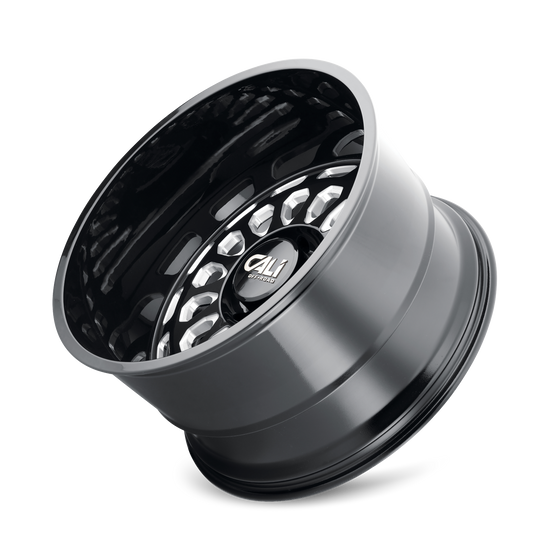 9113-2270BM - Cali Off-Road Paradox 20X12 8X170 /  ET -51mm Gloss Black Milled - Cali Off-Road Wheels Canada