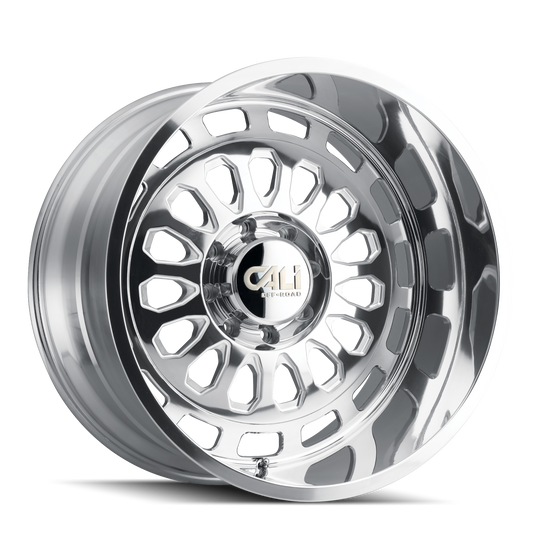 9113-2181P - Cali Off-Road Paradox 20X10 8X165.1 /  ET -25mm Polished - Cali Off-Road Wheels Canada
