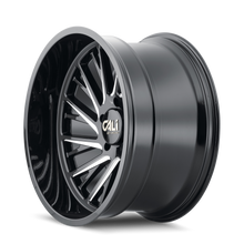 Load image into Gallery viewer, 9114-24478BM - Cali Off-Road Purge 24X14 8X180 /  ET -76mm Gloss Black Milled - Cali Off-Road Wheels Canada