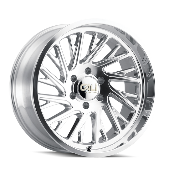 9114-22281P - Cali Off-Road Purge 22X12 8X165.1 /  ET -51mm Polished - Cali Off-Road Wheels Canada