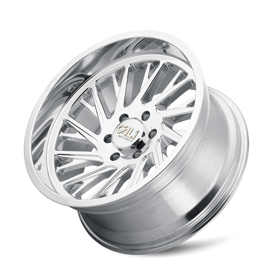 9114-22281P - Cali Off-Road Purge 22X12 8X165.1 /  ET -51mm Polished - Cali Off-Road Wheels Canada