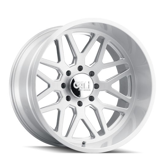 9115-2173BGC - Cali Off-Road Invader 20X10 5X127 /  ET -25mm Brushed Milled - Cali Off-Road Wheels Canada