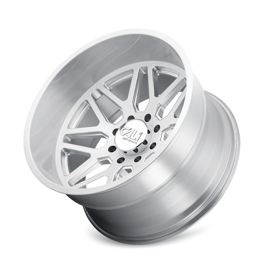 9115-22236BGC - Cali Off-Road Invader 22X12 6X135 /  ET -51mm Brushed Milled - Cali Off-Road Wheels Canada