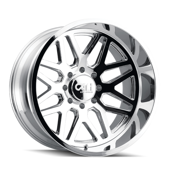 9115-24481C - Cali Off-Road Invader 24X14 8X165.1 /  ET -76mm Chrome - Cali Off-Road Wheels Canada