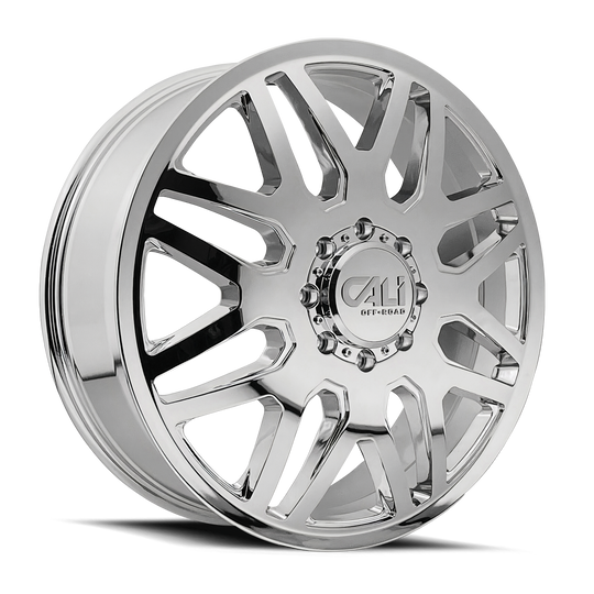 9115D-22881CR192 - Cali Off-Road Invader Dually 22X8.25 8X165.1 /  ET -192mm Chrome - Cali Off-Road Wheels Canada