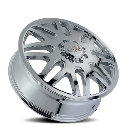 9115D-22879CR232 - Cali Off-Road Invader Dually 22X8.25 8X210 /  ET -232mm Chrome - Cali Off-Road Wheels Canada