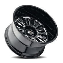 Charger l'image dans la galerie, 9116-2185BM - Cali Off-Road Vertex 20X10 5X139.7 /  ET -25mm Gloss Black Milled - Cali Off-Road Wheels Canada