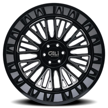 Load image into Gallery viewer, 9116-22283BM - Cali Off-Road Vertex 22X12 6X139.7 /  ET -44mm Gloss Black Milled - Cali Off-Road Wheels Canada