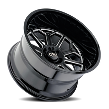 Load image into Gallery viewer, 9117-2981BM - Cali Off-Road Auburn 20X9 8X165.1 /  ET -12mm Gloss Black Milled - Cali Off-Road Wheels Canada