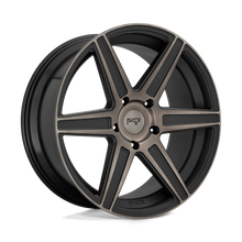 Charger l'image dans la galerie, M236229556+30 - Niche M236 Carina 22X9.5 5X150  30mm Matte Machined Double Dark Tint - Niche Wheels Canada