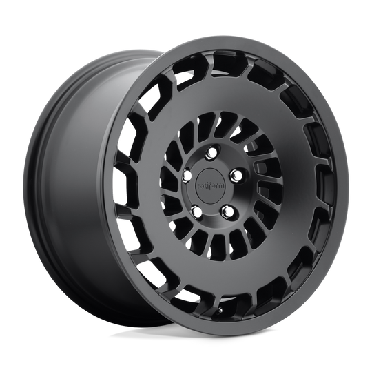 R137198500+45RD - Rotiform R137 Ccv 19X8.5 BLANK  45mm Matte Black - Rotiform Wheels Canada