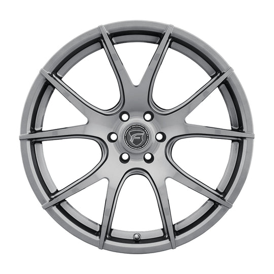 F22301165P56 - Forgestar CF5V 20X11 5X114.3 +56mm Gloss Anthracite - Forgestar Wheels Canada