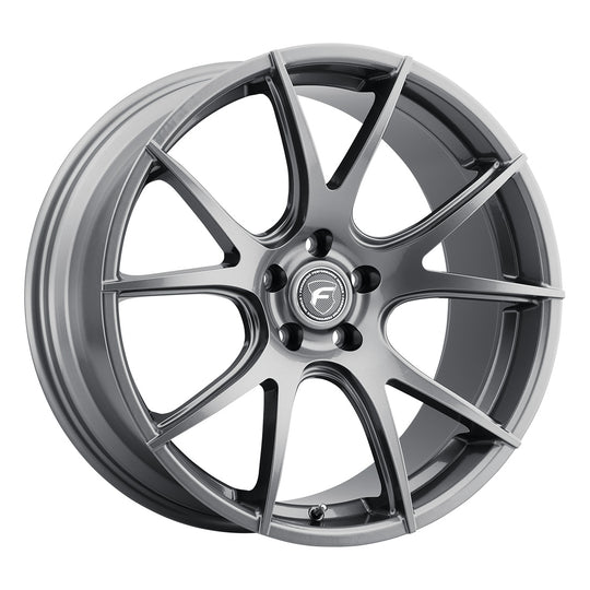 F12299562P50 - Forgestar CF5V 19X9.5 5X120.65 +50mm Satin Black - Forgestar Wheels Canada
