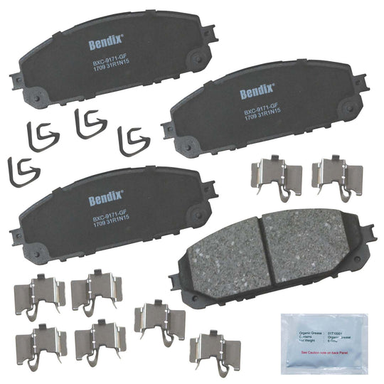 CFC1709 Bendix Priority One Ceramic Disc Brake Pads Bendix Canada