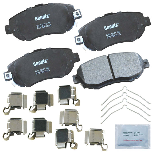 CFC619 Bendix Priority One Ceramic Disc Brake Pads Bendix Canada
