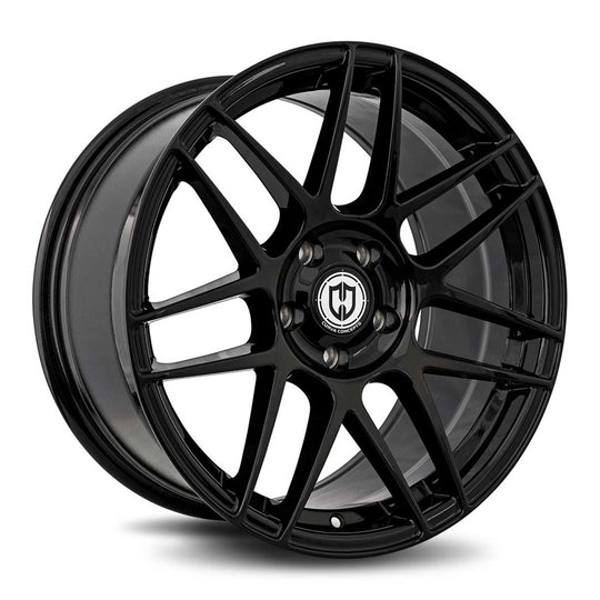 CFF300-20105BLNK2573BLK - Curva CFF300 20X10.5 Blank 25mm Gloss Black - Curva Wheels Canada