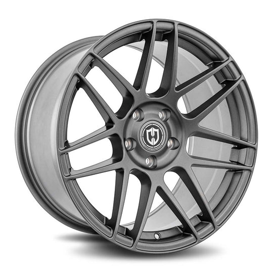 CFF300-1885BLNK3573MGM - Curva CFF300 18X8.5 Blank 35mm Gunmetal - Curva Wheels Canada