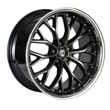 Charger l'image dans la galerie, CFF76-201051123566BSL - Curva CFF76 20X10.5 5x112 35mm Gloss Black Stainless Lip - Curva Wheels Canada