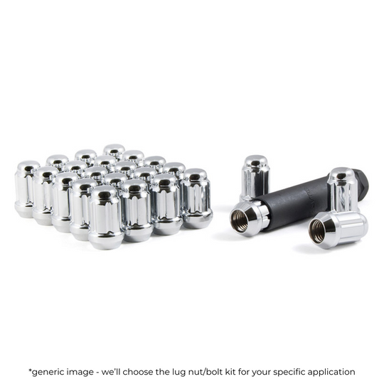 Krypton Chrome Hardware Kit (Lug Nuts/Bolts & Key)