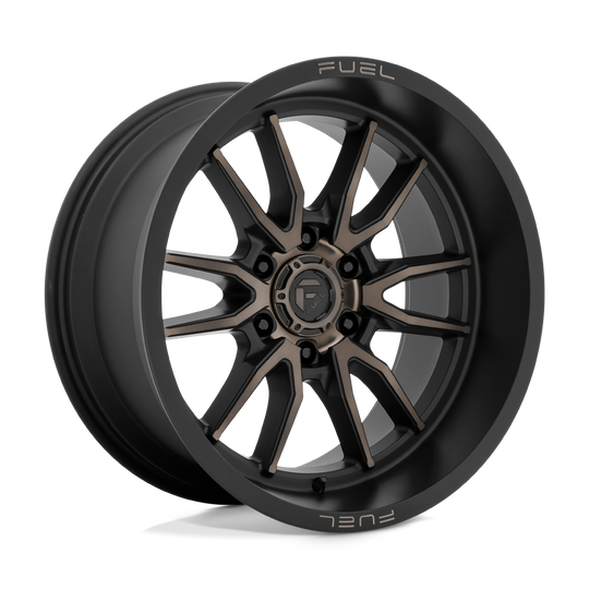 D76220008447 - Fuel Off-Road D762 Clash 20X10 6X139.7 -18 mm Matte Black Double Dark Tint - Fuel Off-Road Wheels Canada