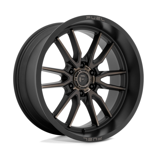 D76222008947 - Fuel Off-Road D762 Clash 22X10 6X135 -18 mm Matte Black Double Dark Tint - Fuel Off-Road Wheels Canada
