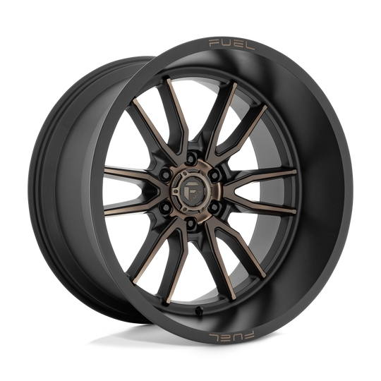 D76222208947 - Fuel Off-Road D762 Clash 22X12 6X135 -44 mm Matte Black Double Dark Tint - Fuel Off-Road Wheels Canada