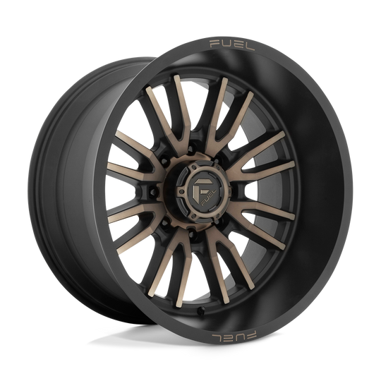 D76222201847 - Fuel Off-Road D762 Clash 22X12 8X180 -44 mm Matte Black Double Dark Tint - Fuel Off-Road Wheels Canada