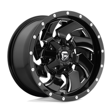 Load image into Gallery viewer, D57417909845 - Fuel Off-Road D574 Cleaver 17X9 6X135 / 6X139.7 -12mm Gloss Black Milled - Fuel Off-Road Wheels Canada