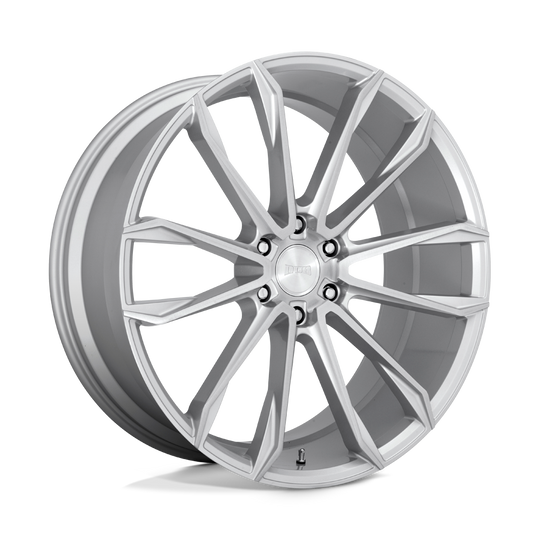 S248240089+30 - DUB S248 Clout 24X10 6X135  30mm Gloss Silver Brushed - DUB Wheels Canada