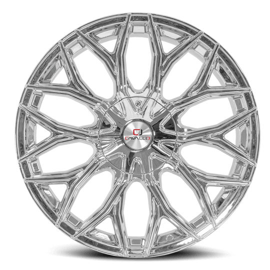 CLV-372695BLANK+18C - Cavallo CLV-37 26X9.5 BLANK ET 18MM Chrome - Cavallo Wheels Canada
