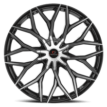 Load image into Gallery viewer, CLV-37228551101143+38BM - Cavallo CLV-37 22X8.5 5X110 38mm Gloss Black &amp; Machined - Cavallo Wheels Canada