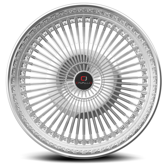 CLV-41188051121143+35C - Cavallo CLV-41 18X8 5X112 35mm Chrome - Cavallo Wheels Canada