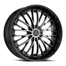 Load image into Gallery viewer, CLV-422490BLANK+18BM - Cavallo CLV-42 24X9 Blank 18mm Gloss Black &amp; Machined - Cavallo Wheels Canada