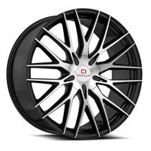 Load image into Gallery viewer, CLV-452695BLANK+5BM - Cavallo CLV-45 26X9.5 BLANK ET 5MM Gloss Black &amp; Machined - Cavallo Wheels Canada