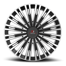 Load image into Gallery viewer, CLV-48249061351397+25BM - Cavallo CLV-48 24X9 6X135 25mm Gloss Black &amp; Machined - Cavallo Wheels Canada